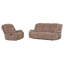 Ensemble de deux fauteuils inclinables manuels