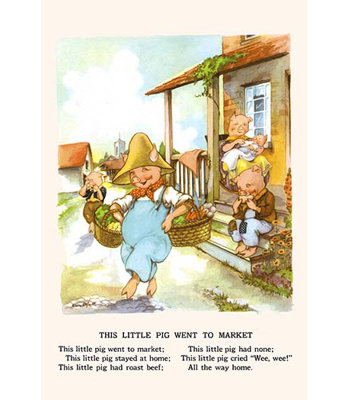 « this little pig », impression sur le marché