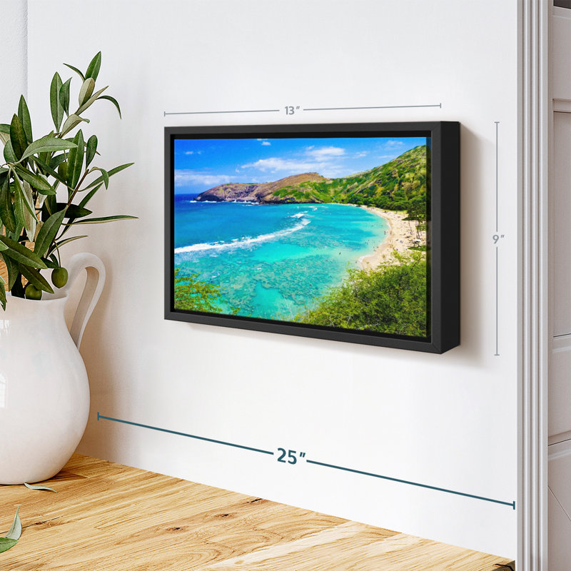 Impression sur toile Snorkel Bay Oahu, H 9 po x l 13 po