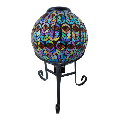  Colourful Glass Mosaic Gazing Ball