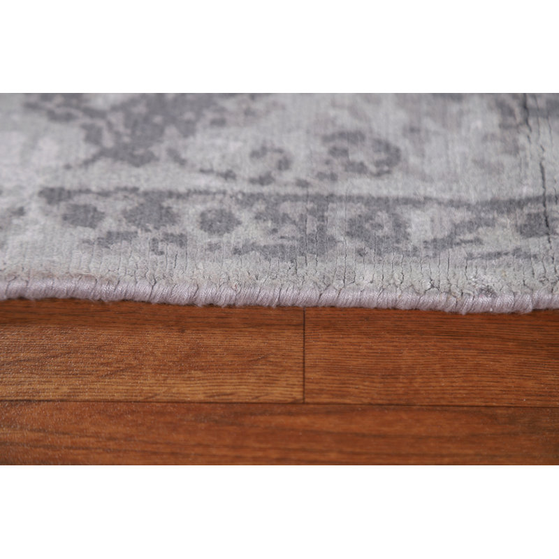 Tapis 100% soie moderne abstrait 5 x 8