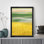 Peinture murale de luxe avec cadre en bois noir champ personne debout milieu peinture murale avec cadre en bois noir durable pour la décoration intérieure