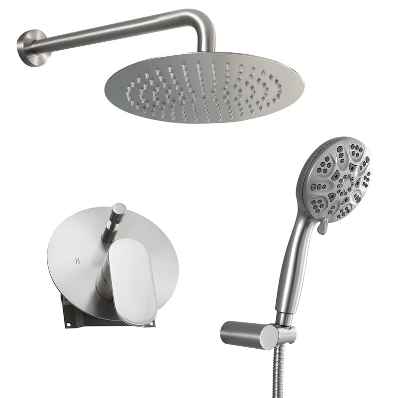 Système de douche complet avec valve brute