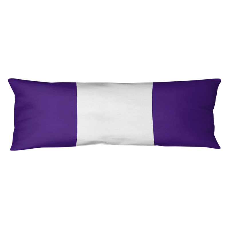 Oreiller de corps en polyester / polyester Arizona Football Stripes, Kentucky , Mauve
