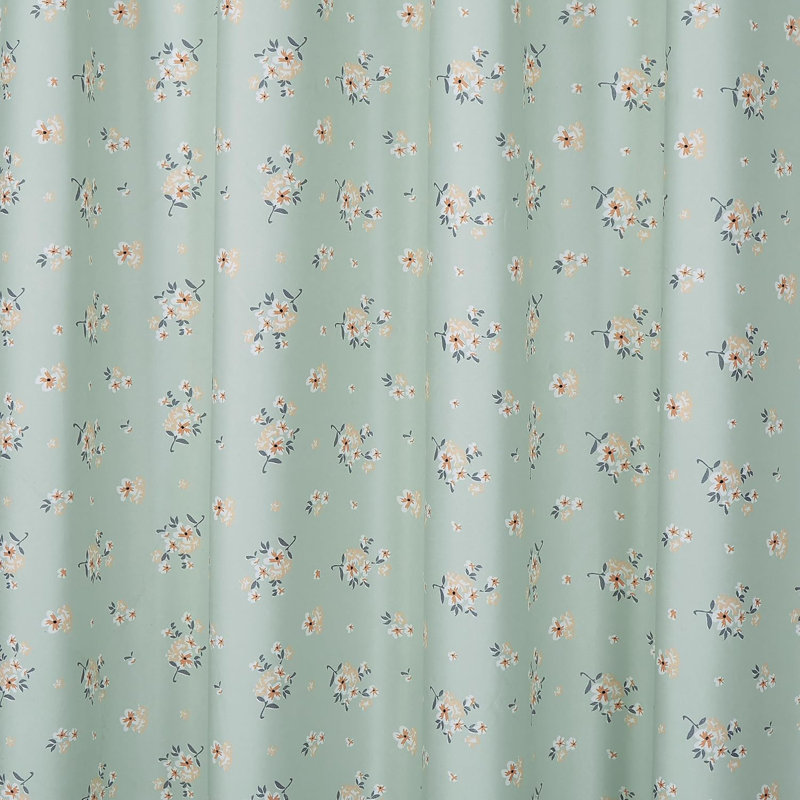 Thistle Printed Floral Curtain Set