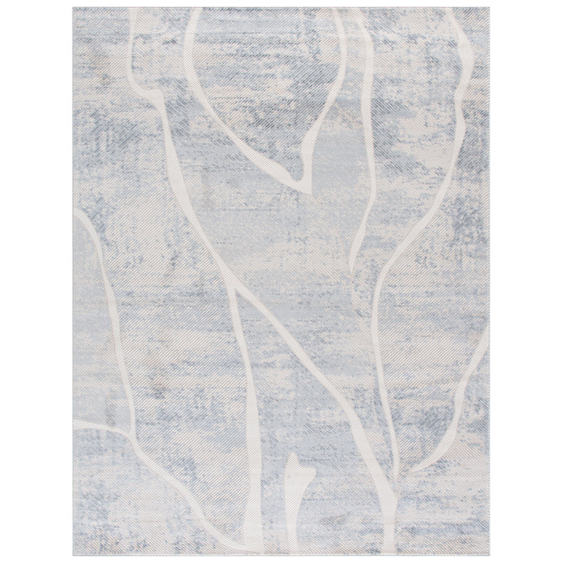 Oberman Performance Abstract Rug, Rectangle 8' x 10'