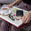 Wild Field Poppies Wood Tray