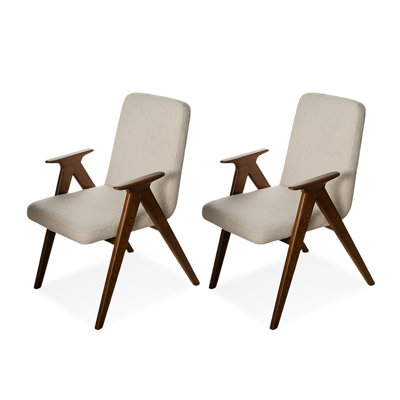 Chaise avec accoudoirs 22,44 "gris (dossier de 2)