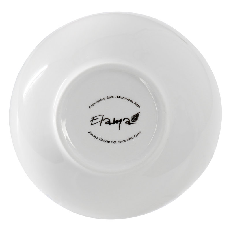 Ensemble de bols en porcelaine blancs 12 pièces Latitude Run®