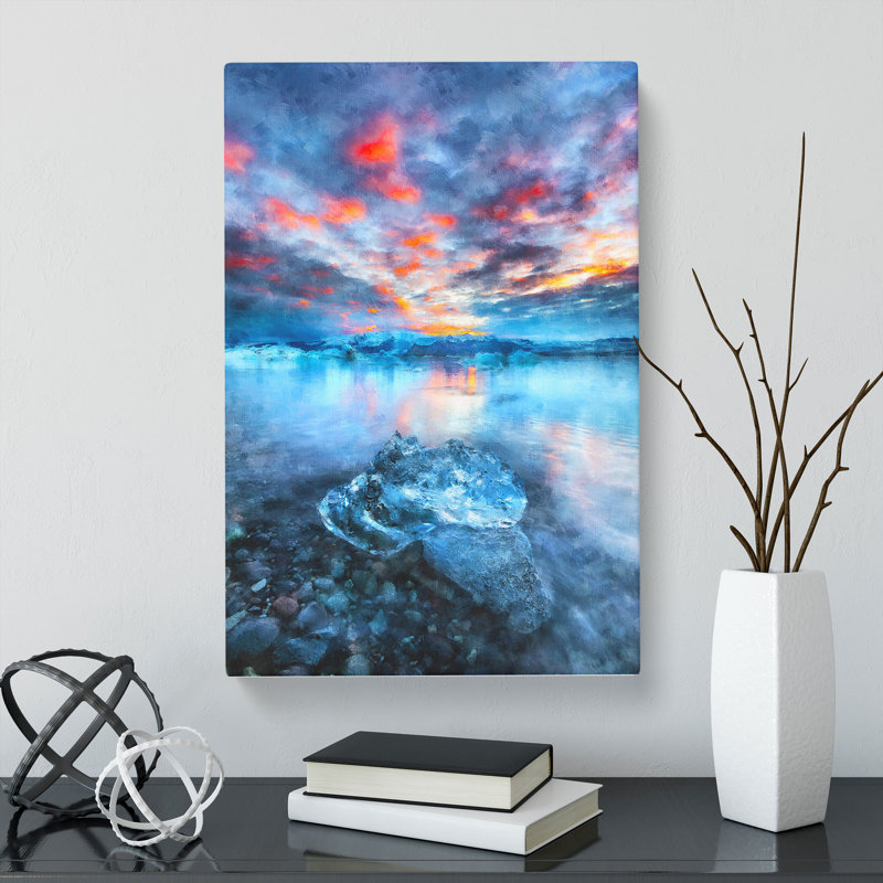 Iceland View - Wrapped Canvas, 50cm H x 35cm W x 3cm D