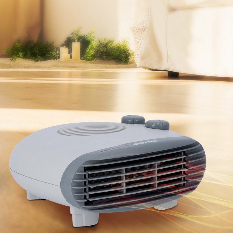 Geepas 2000 Watt 2000 BTU Electric Compact Space Heater with Adjustable Thermostat
