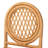 Bali & Pari Oxford Round Back Rattan Counter Stool - Handwoven Cane Counter Height Chair With Open Lattice Design, Natural Wicker Coastal Kitchen Island Seating