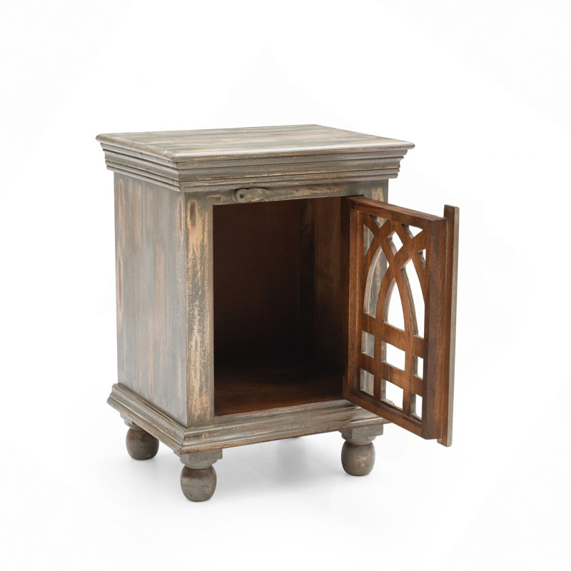 Table de chevet en bois