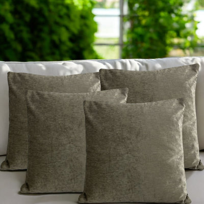 Sajad Indoor / Outdoor Brown Square Cushion Cover