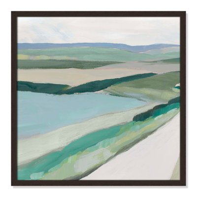 Wolfdale "Fields of Green I" Print by Ian C