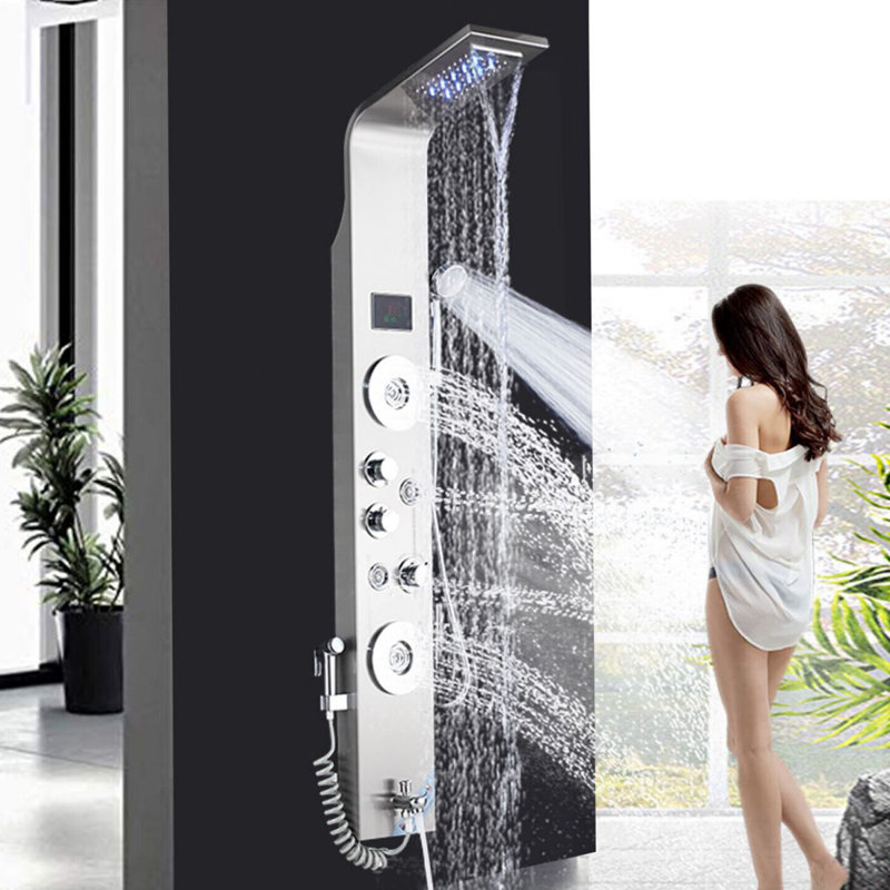 48.8'' Shower Panel with Fixed Shower Head