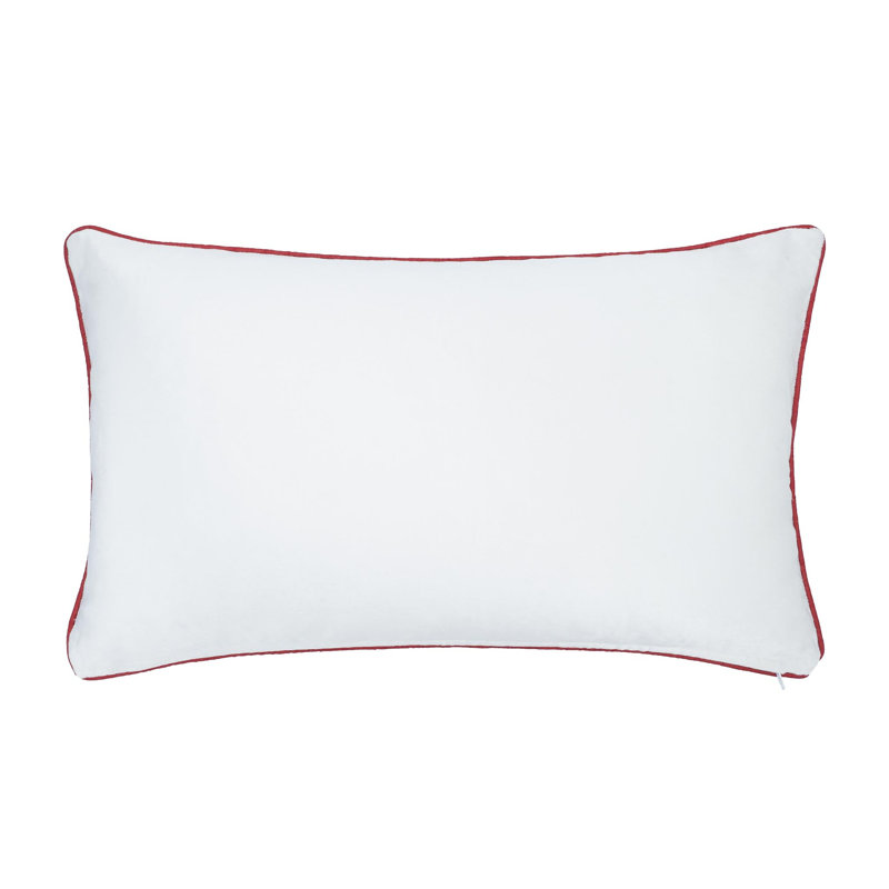 Geometric Velvet Pillow Cover, Blue