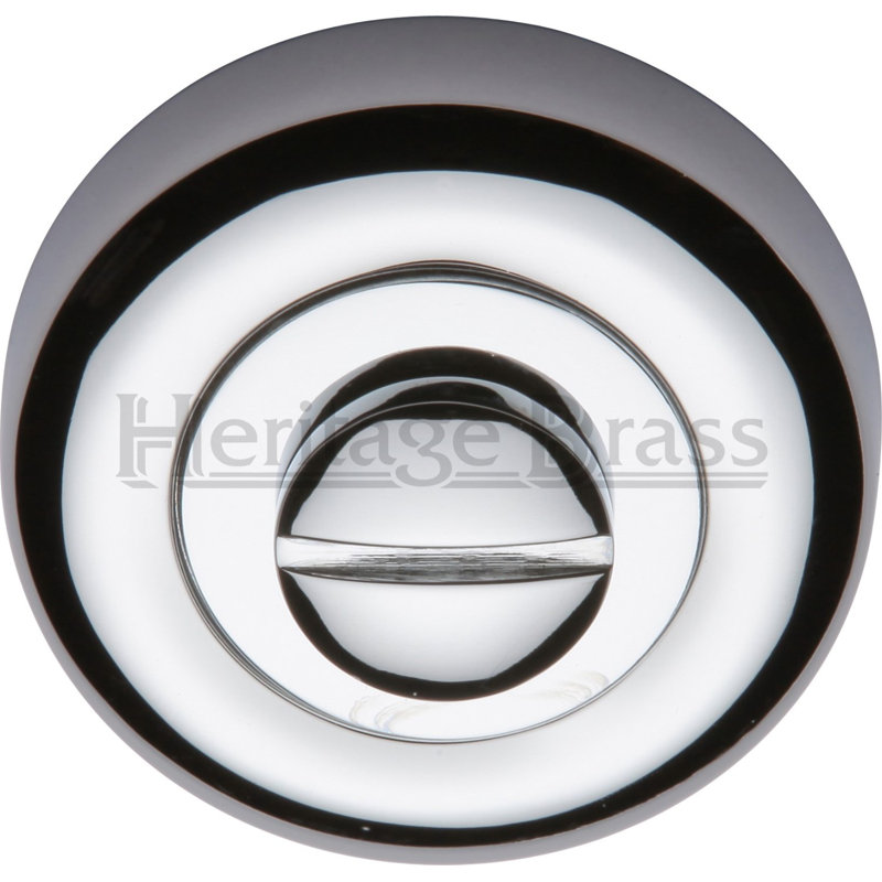 Heritage Brass Heritage Privacy Thumbturn & Emergency Release, Polished Chrome