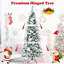 Arbre de Noël blanc effilé-759995475