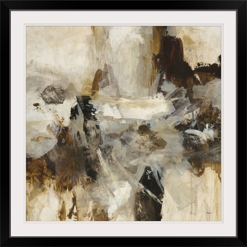 «Effervescence» par Bellicourt, reproduction d'art, H 32 po x l 32 po x P 1 po, Cadre noir
