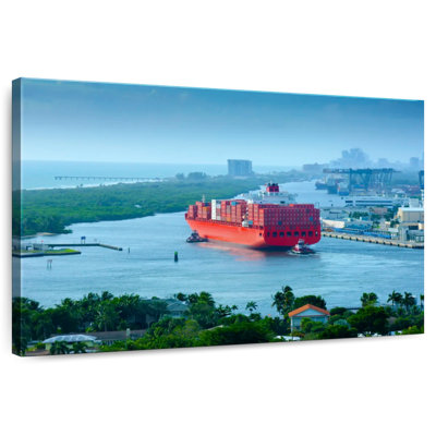 Mehar Red Ship At Fort Lauderdale
