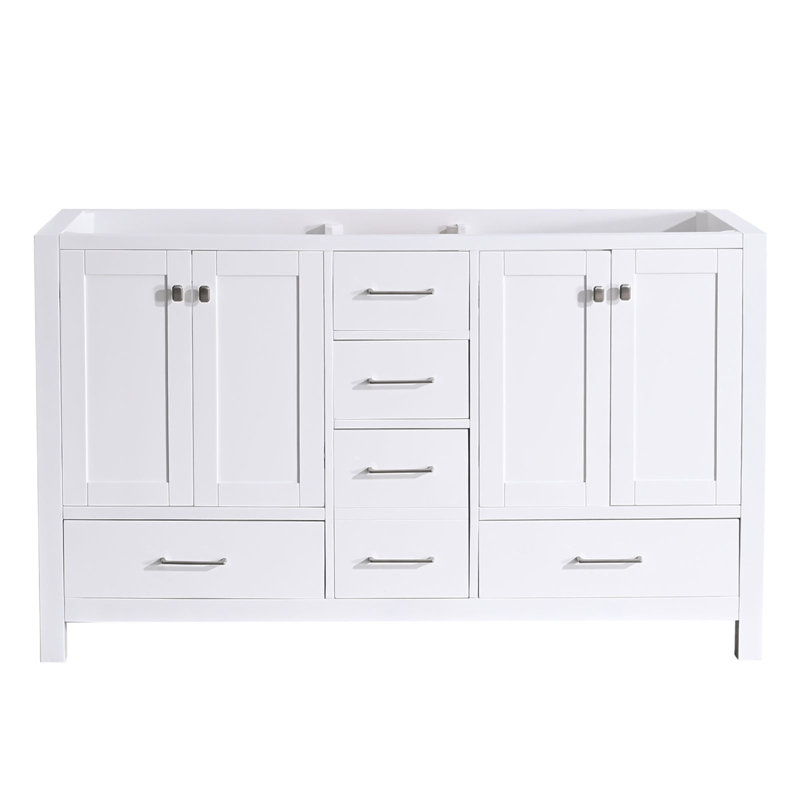 60'' Single Bathroom Vanity Base Only, White
