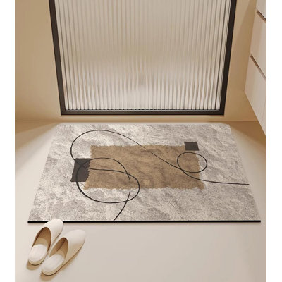 Decontamination Diatomaceous Earth Absorbent Bathroom Mat
