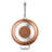 Gotham Steel Copper Cast Textured 5.5 Quart Multipurpose Deep Saute Jumbo Cooker Fry Pan with Glass Lid