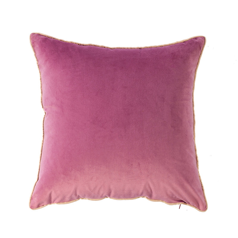 Ensemble de 2 coussins en velours, Rose