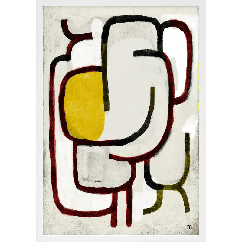 Quelque part perdu dans les bois par Studio - Art mural encadré, Blanc, H 30 po x l 21 po x P 1,25 po