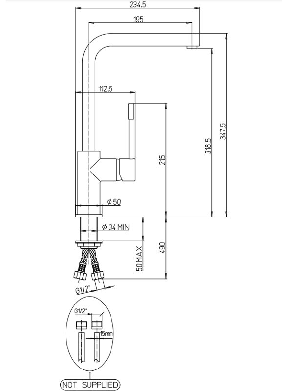 Piralla Cox Kitchen Faucet