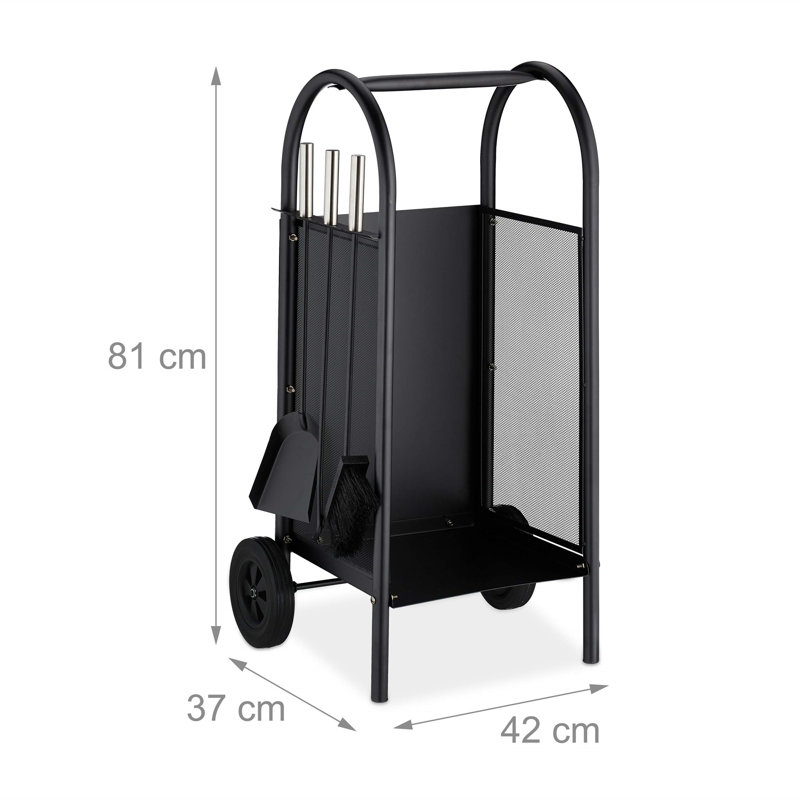 Amellie 42cm W Metal Log Rack