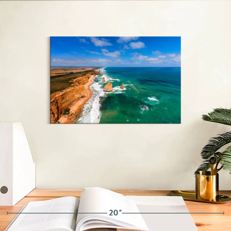 Gillard Great Ocean Road Cliff, 8" H x 12" W