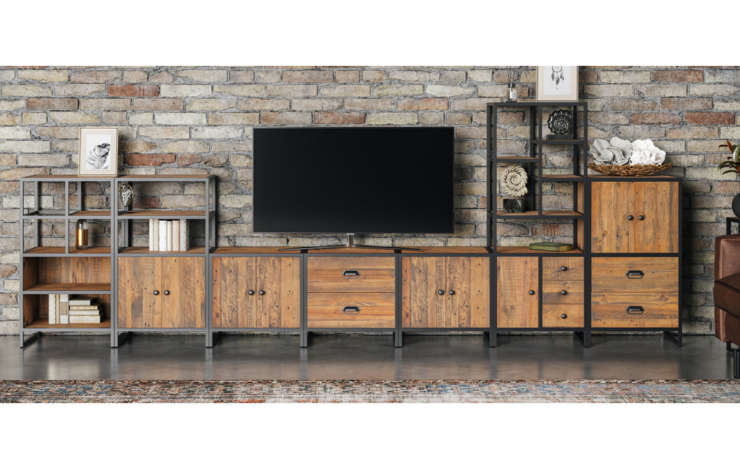 Alvern 90cm H x 40cm W Metal Standard Bookcase
