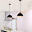 3 - Light Black And Gold Pendant-1027101392