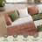 8-Seater Contemporary Chenille Upholstered Boneless Oversized Colorblock Modular Sofa With High-Resilience Compressed Foam