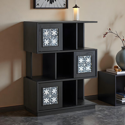 Bibliothèque de rangement élégante et tendance