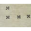 Ivory Hand-Knotted Wool Framed Field Geometric Modern Contemporary Carpet Rug-1412442741