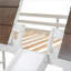 Lit simple superposé simple en bois de pin et panneau de fibres à densité moyenne avec glissière échelle, sans sommier, blanc et amp; Brun pour petite chambre à coucher