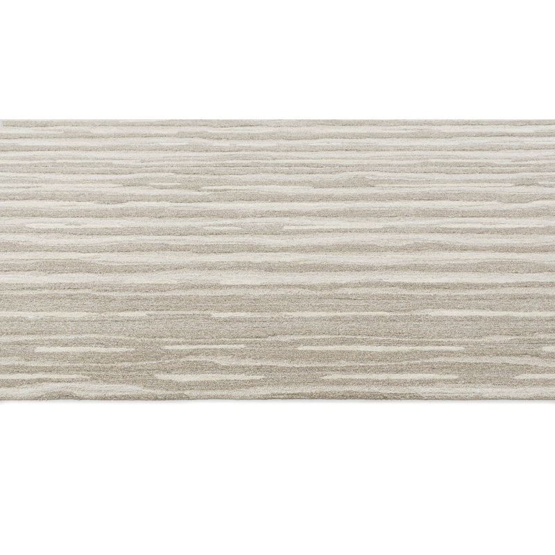 Highland Dunes Hand Tufted Wool Shizen Rug, Rectangle 6' x 9'