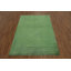 Tapis vert vibrant contemporain 5 x 7
