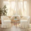 Fauteuil Mid-Century moderne, joli petit bureau, fauteuil de maquillage confortable-1636087891