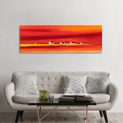 Sundown II by Hans Paus - Wrapped Canvas Panoramic Gallery-Wrapped Canvas Giclée