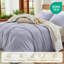 Ensemble de housse de couette rayée en coton délavé avec fermeture à glissière et attaches de coin-132664412-132664413