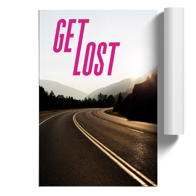 Get Lost - Frameless Print, 84cm H x 59cm W x 0.1cm D