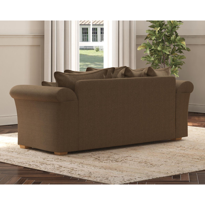 Castleacre Three Seater, Scatter Back, Nutmeg