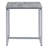 Grey and Silver Occasional Set with Trestle Base