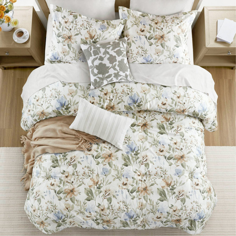 Ensemble d'édredon surdimensionné en satin de coton 6 pièces, Édredon de grande taille et 5 pièces supplément