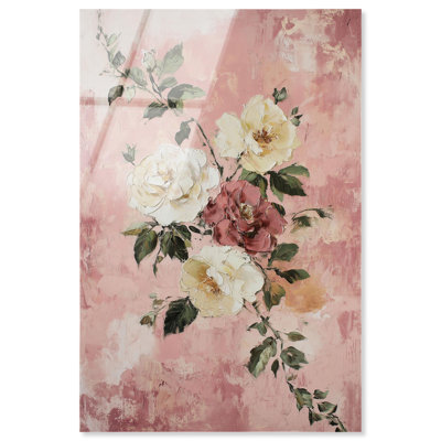 «Dusty Rose I», reproduction d'art sur toile par Art Remedy, prête à être suspendue, 24 x 36