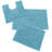 Armalda 3 Piece Solid Color Bath Rug Set-2053971895